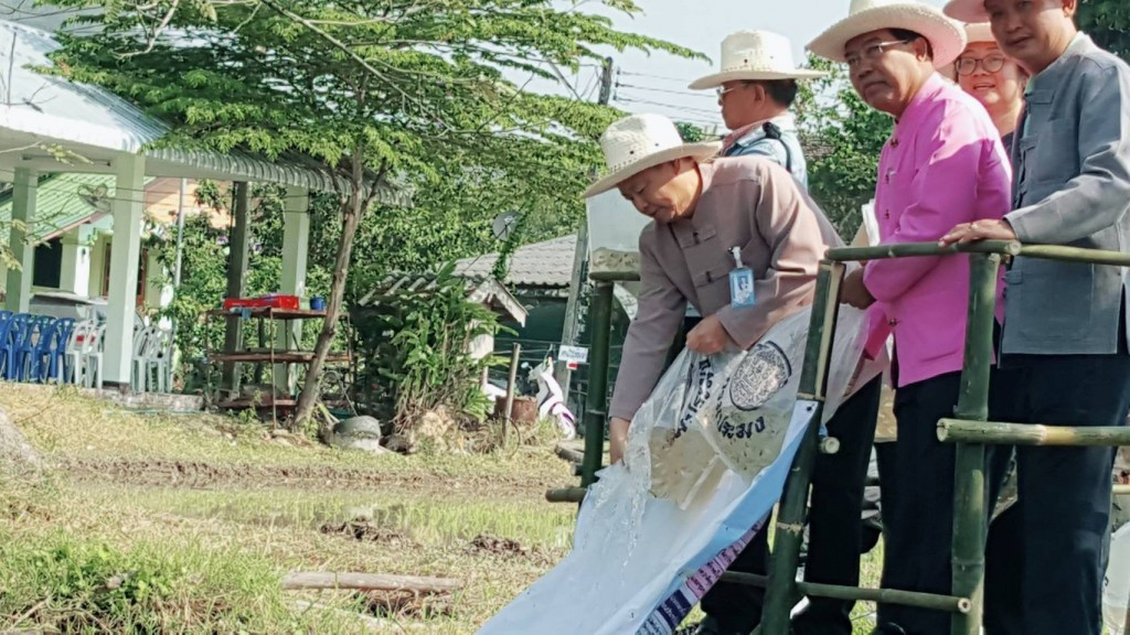 รองผู้ว่าราชการจังหวัดลำพูน เป็นประธานเปิดงานวันถ่ายทอดเทคโนโลยี (Field Day) และบริการการเกษตรเพื่อเริ่มต้นฤดูกาลผลิตใหม่ ปี 2562