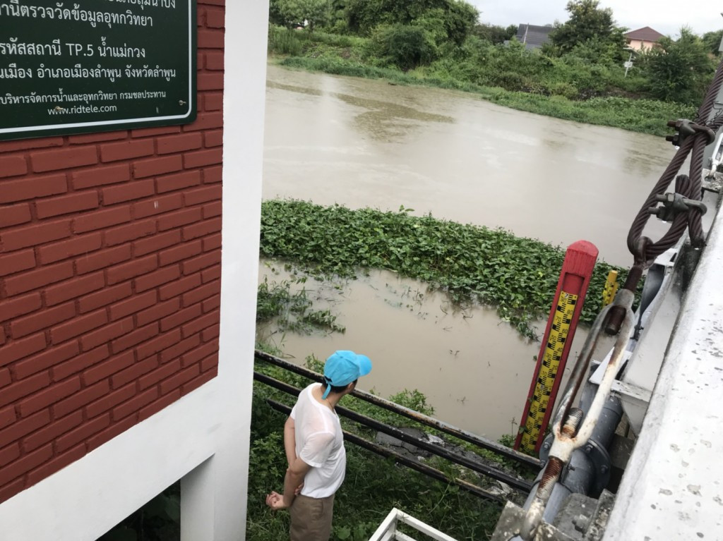 ผู้ว่าราชการจังหวัดลำพูน ลงพื้นที่ติดตามสถานการณ์ระดับน้ำในพื้นที่บริเวณริมแม่น้ำกวง และสะพานท่าขามอำเภอเมืองลำพูน