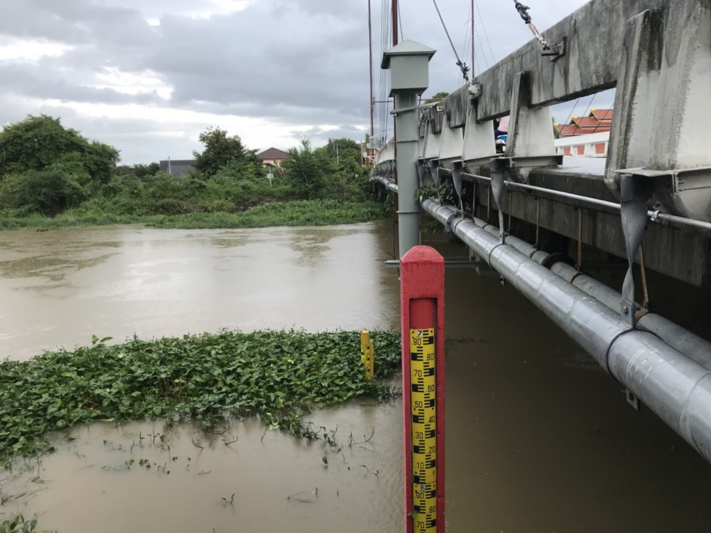 ผู้ว่าราชการจังหวัดลำพูน ลงพื้นที่ติดตามสถานการณ์ระดับน้ำในพื้นที่บริเวณริมแม่น้ำกวง และสะพานท่าขามอำเภอเมืองลำพูน